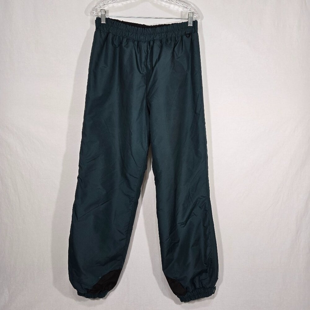 Vintage COLUMBIA 1991 Green GORPCORE Nylon Reinforced Hem Snow Pant Men Size L.